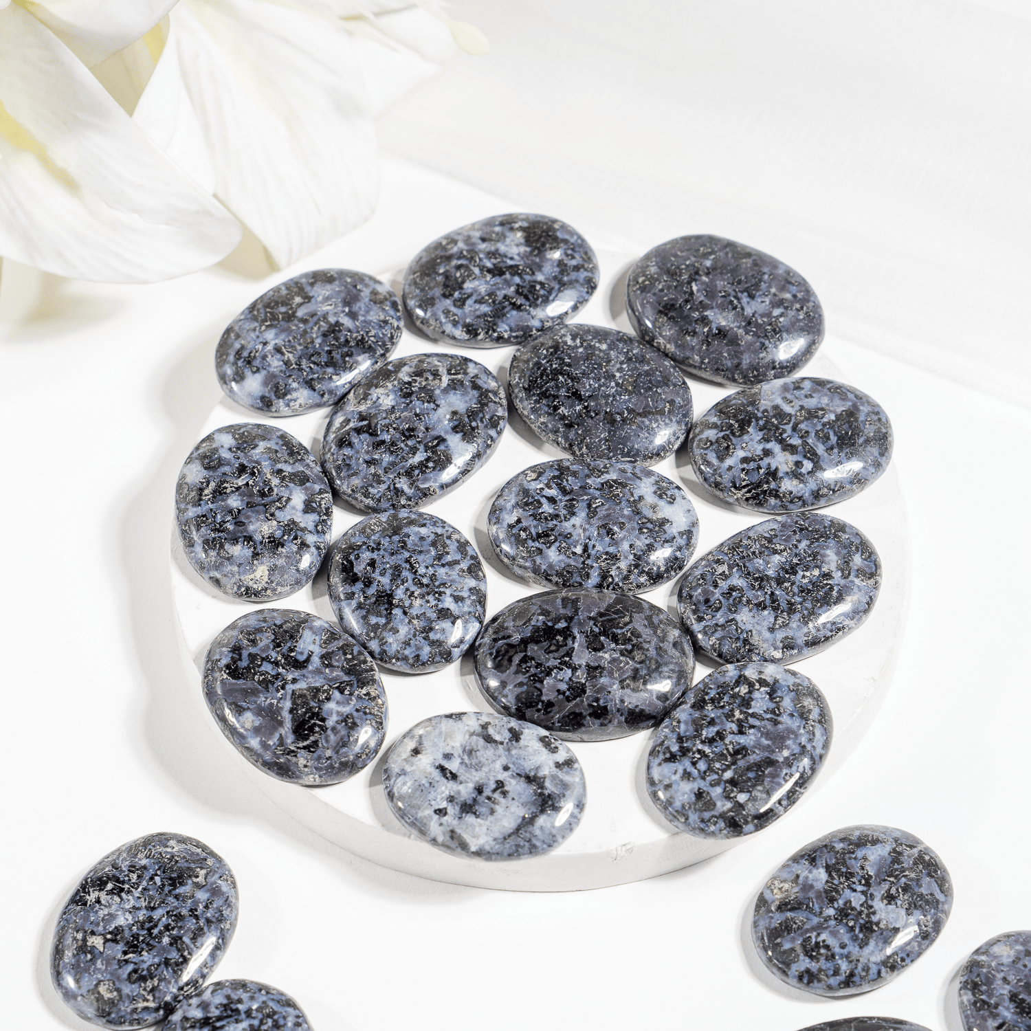 Indigo Gabbro Pocket Stones (Dreams and Intuition )
