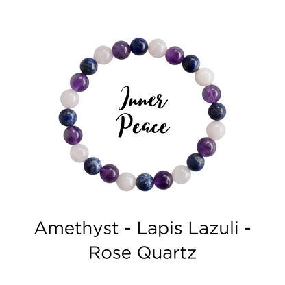 Promoting INNER PEACE Crystal Bracelet (Calmness and Compassion)  DestGlow