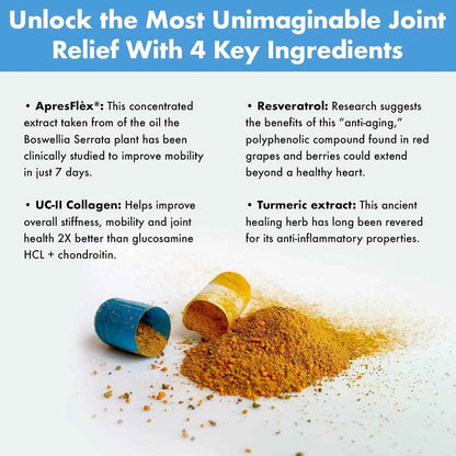 Instaflex Advanced Joint Support Nutritional Supplement Capsule with Doctor Formulated Joint Relief Supplement, Featuring UC-II Collagen &amp; 5 Other Joint Discomfort Fighting Ingredients, 60 Ct