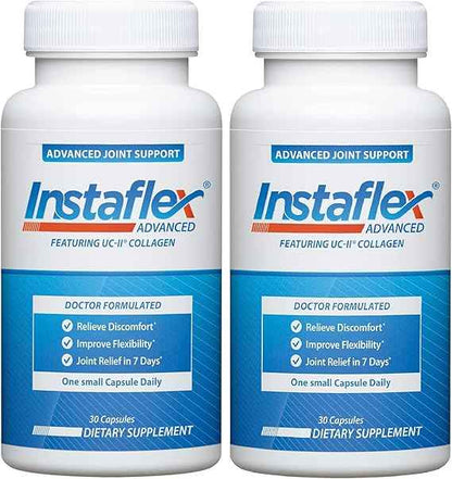 Instaflex Advanced Joint Support Nutritional Supplement Capsule with Doctor Formulated Joint Relief Supplement, Featuring UC-II Collagen &amp; 5 Other Joint Discomfort Fighting Ingredients, 60 Ct