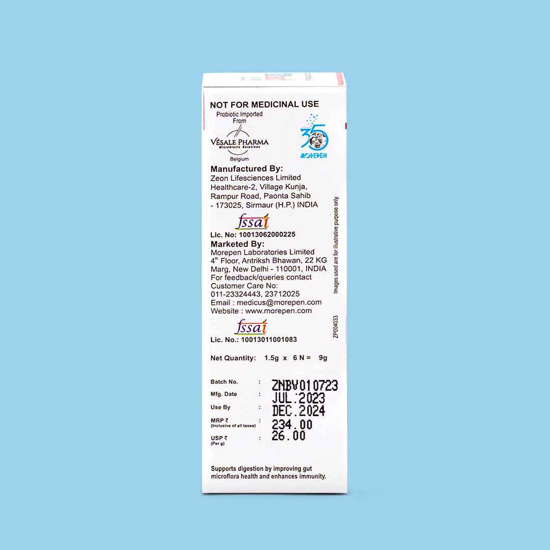 Dr Morpen Intebact Insta Probiotic 2Bn (Vanilla Flavour)