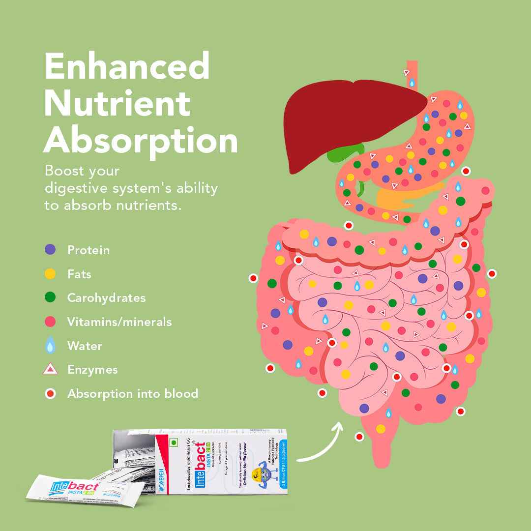 Dr Morpen Intebact Insta Probiotic 2Bn (Vanilla Flavour)