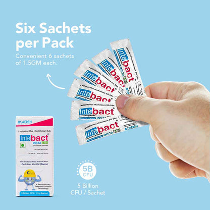 Dr Morpen Intebact Insta Probiotic 5Bn (1.5Gm) - 6 Sachets