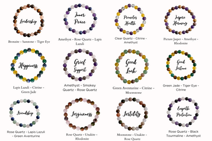 Inspire HARMONY Crystal Bracelet(Emotional Equilibrium and Compassion)  DestGlow