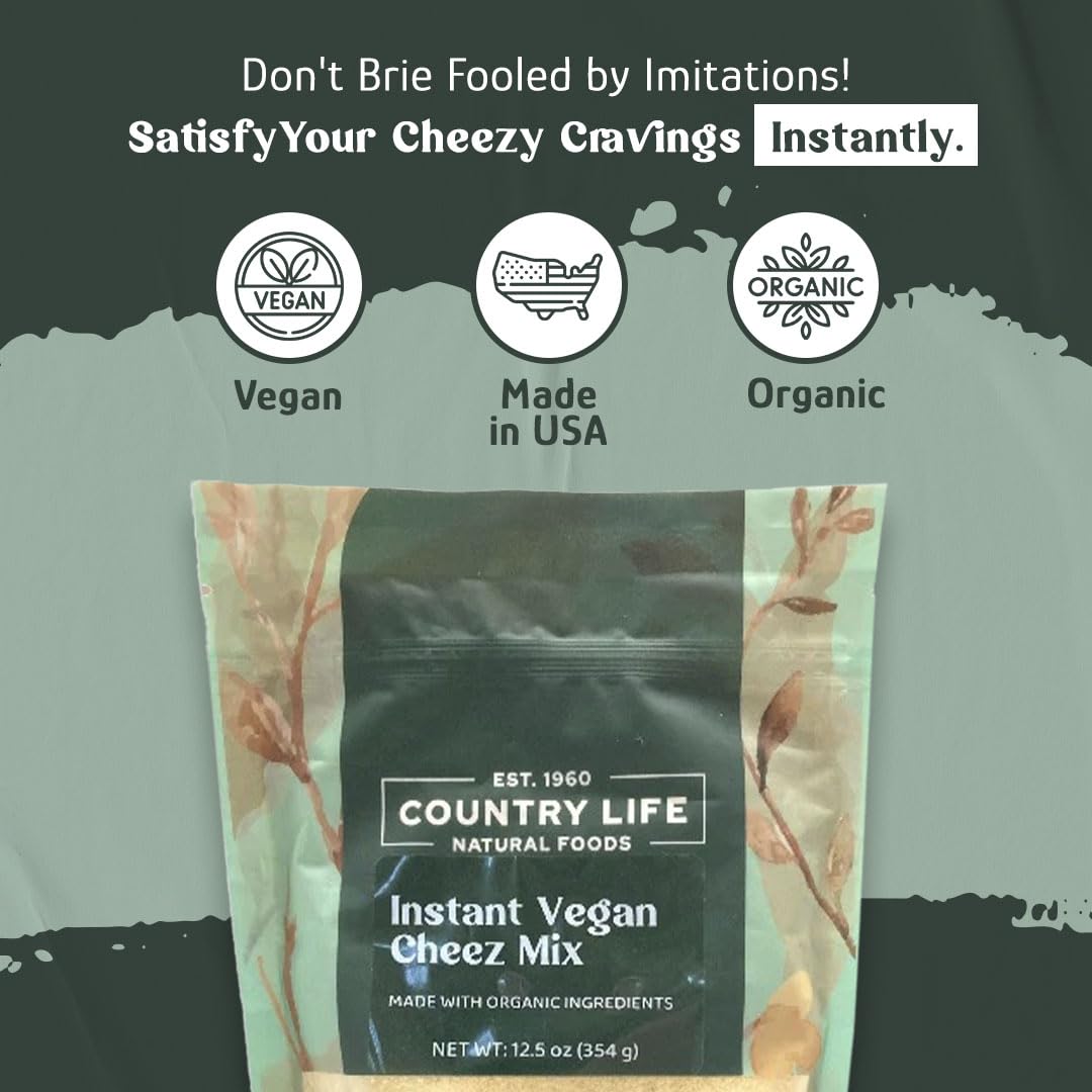 Cheez Mix, Vegan, Instant by Country Life Natural Foods