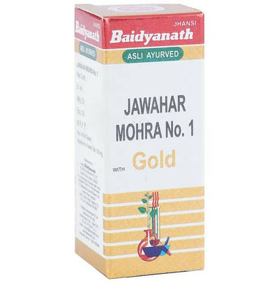 Baidyanath Jhansi Jawahar Mohra No. 1 with Gold Tablets