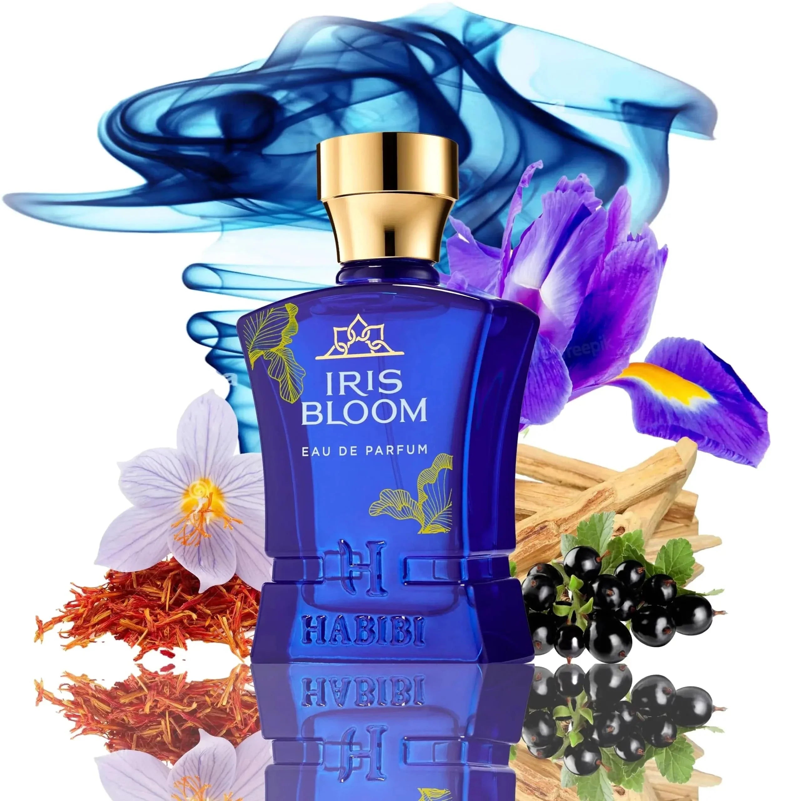Iris Bloom By Habibi For Women 2.5 oz Eau De Parfum Spray by perfumesandrea