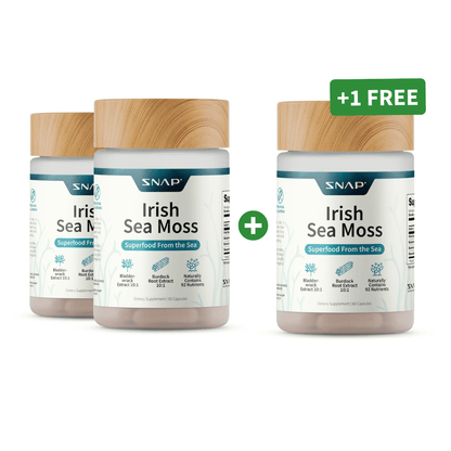 Irish Sea Moss w/ Iodine Energy Support - Buy 2, Get 1 FREE! by Snap Supplements