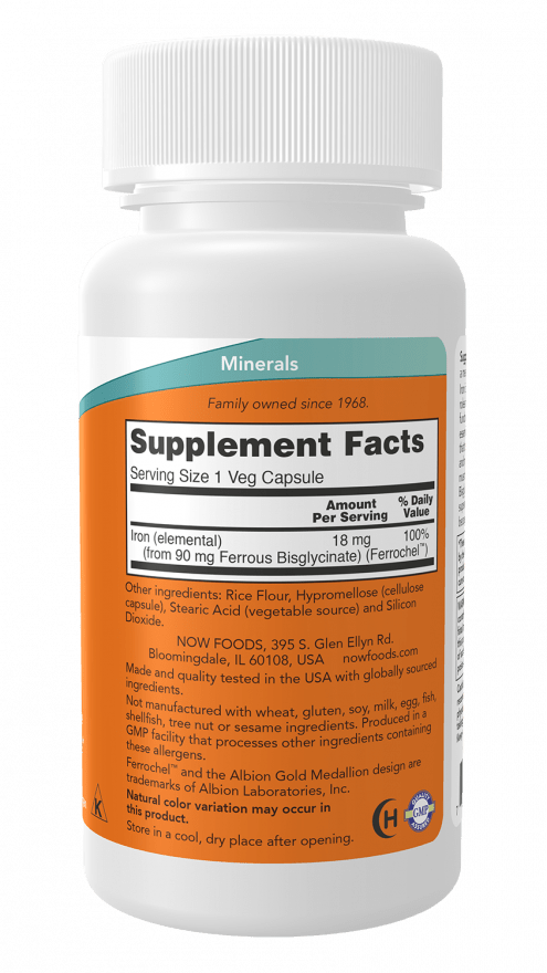Iron 18 mg by Country Life Natural Foods