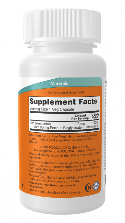 Iron 18 mg by Country Life Natural Foods
