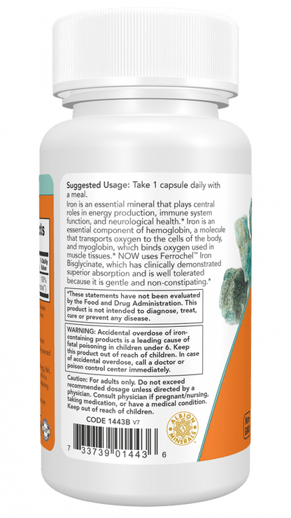 Iron 18 mg by Country Life Natural Foods