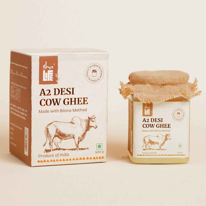 Isha Life Pure A2 Desi Cow Ghee | Made Traditionally from Curd | Made from Grass-fed Free Grazing Desi Cows&