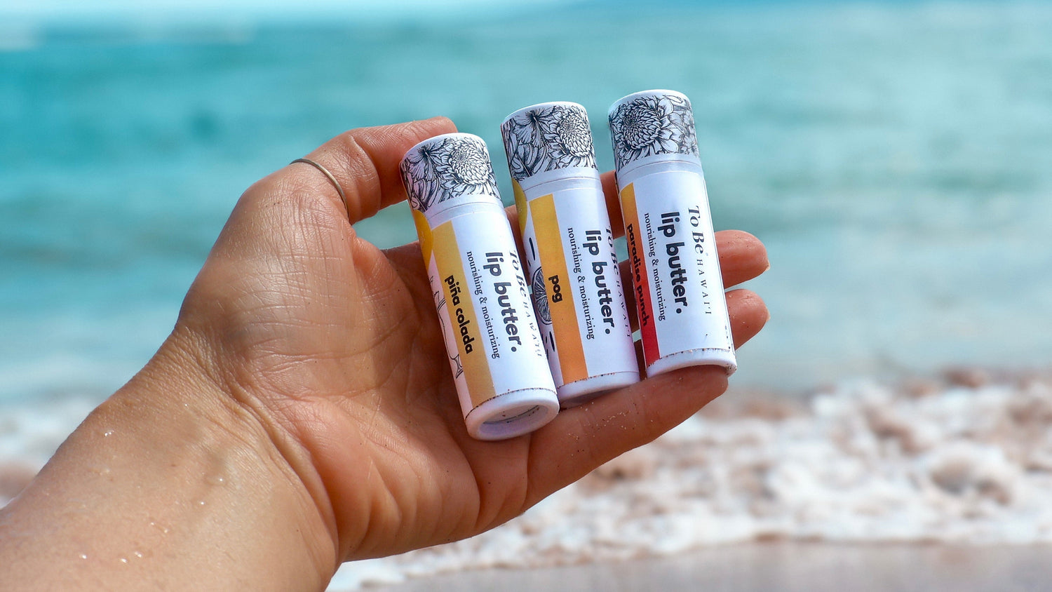 Island Sips Lip Butter Gift Set by To Be Hawai&