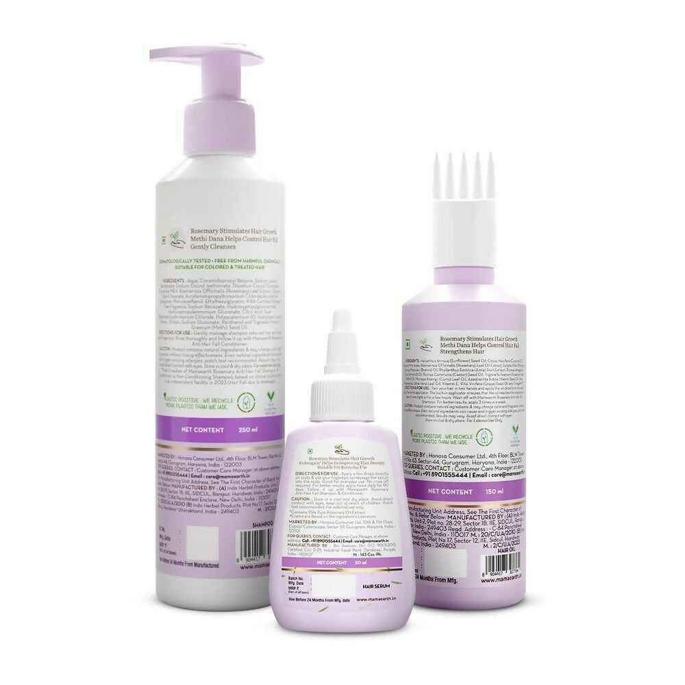Mamaearth Rosemary Hair Strengthening Combo