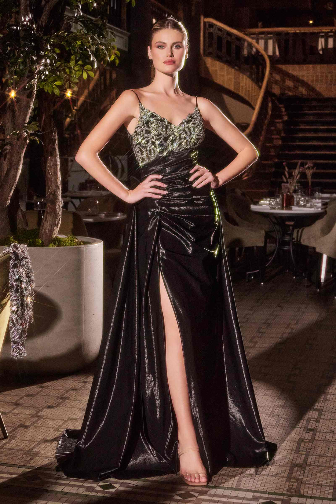 Ladivine J882 Formal Mother of the Bride Gown with Removable Jacket by DiscountDressShop