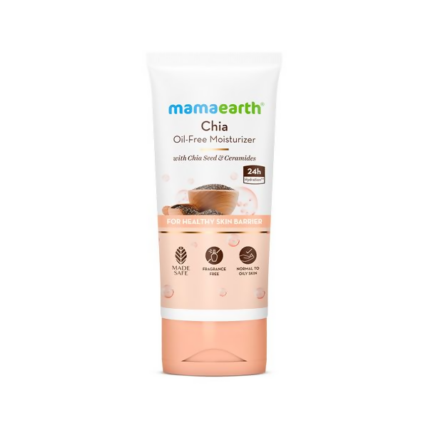 Mamaearth Chia Oil-Free Moisturizer with Chia Seed &amp; Ceramides for Healthy Skin Barrier