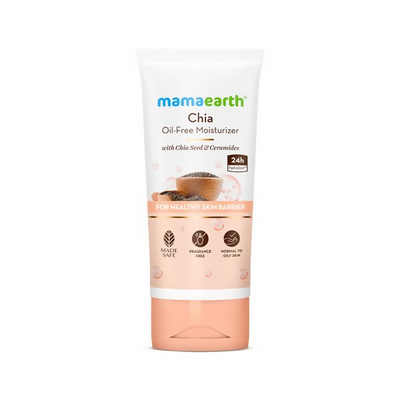 Mamaearth Chia Oil-Free Moisturizer with Chia Seed & Ceramides for Healthy Skin Barrier