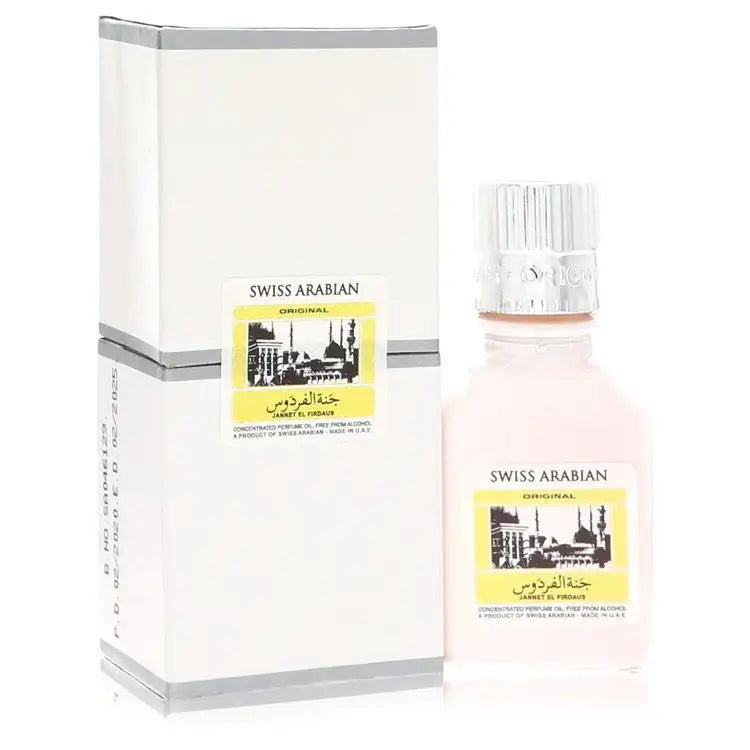 Jannet El Firdaus (Unisex White Attar) By Swiss Arabian Cologne for Men