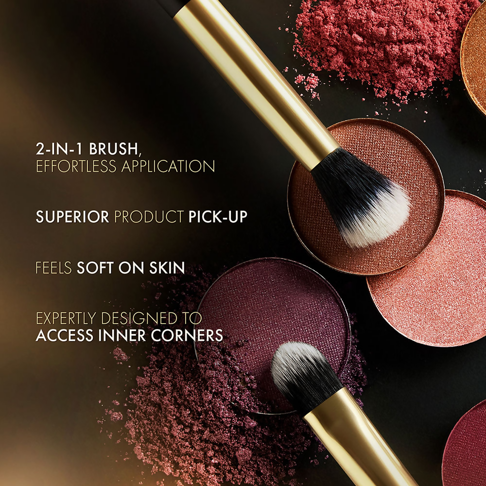 Lakme Absolute Makeup Master Tools - Dual Ended Eyeshadow Brush