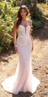 Nox Anabel JE994L Fitted Beaded Lace Long Sleeve Bridal Gown by DiscountDressShop