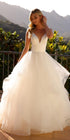 Nox Anabel JE997 Long Sleeveless Layered A-Line Wedding Gown by DiscountDressShop