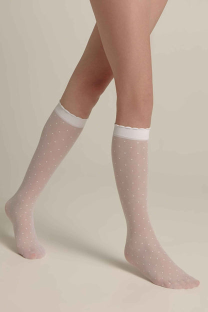 Conte Knee-Highs for girls Dots 20 Den