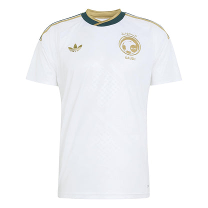 Adidas Mens Saudi Arabia 26 Away Jersey - White by Denim Exchange