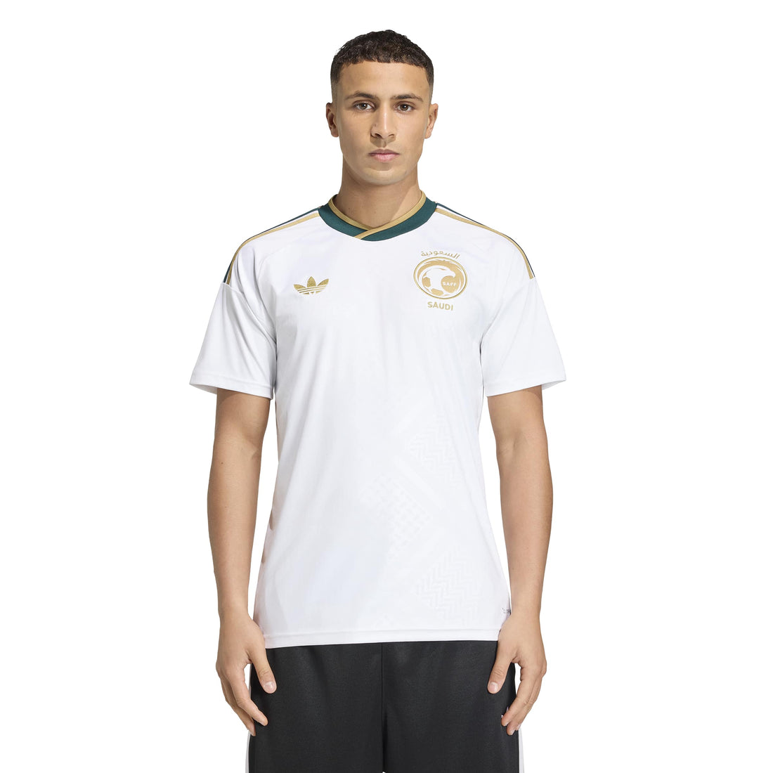 Adidas Mens Saudi Arabia 26 Away Jersey - White by Denim Exchange