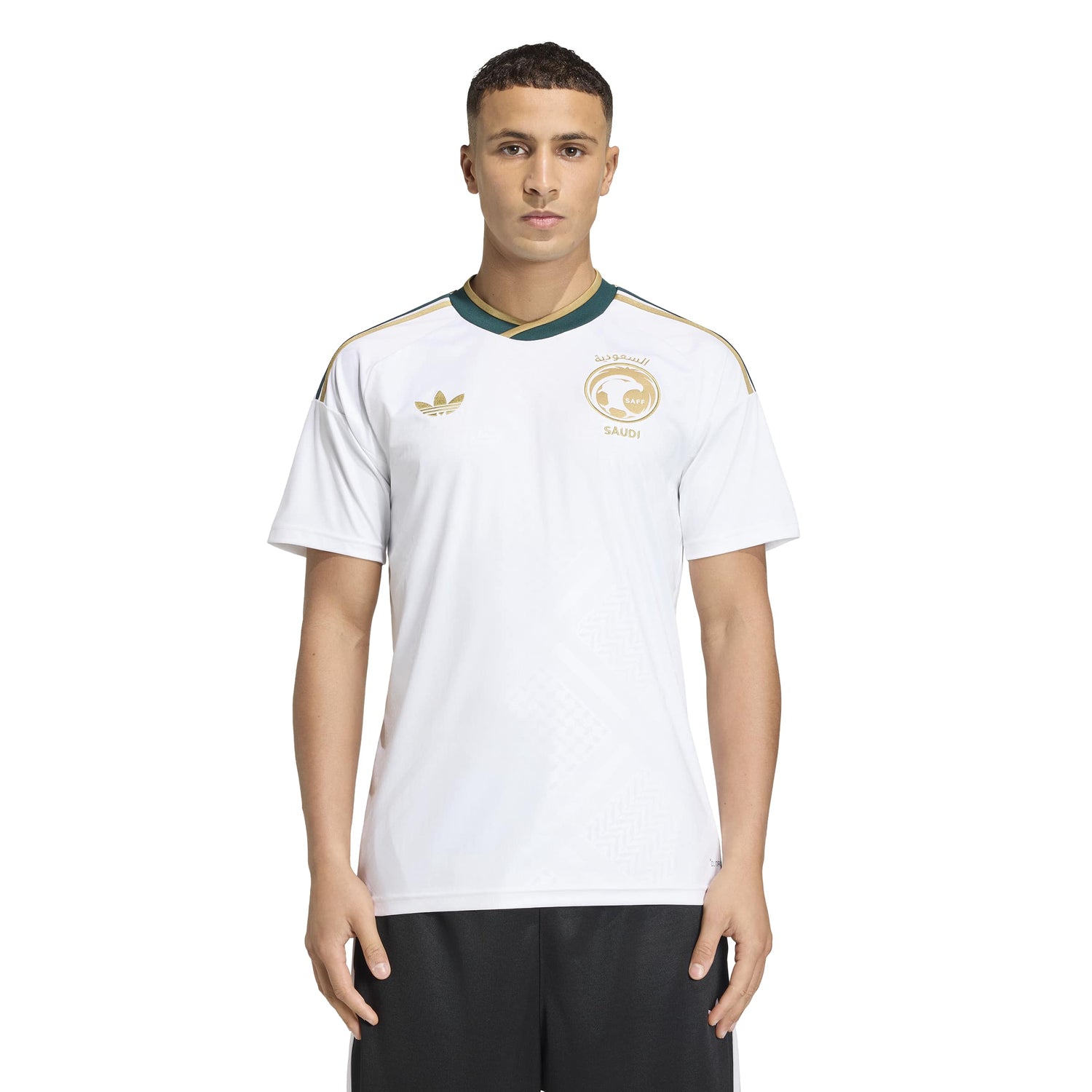 Adidas Mens Saudi Arabia 26 Away Jersey - White by Denim Exchange
