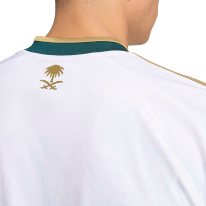 Adidas Mens Saudi Arabia 26 Away Jersey - White by Denim Exchange