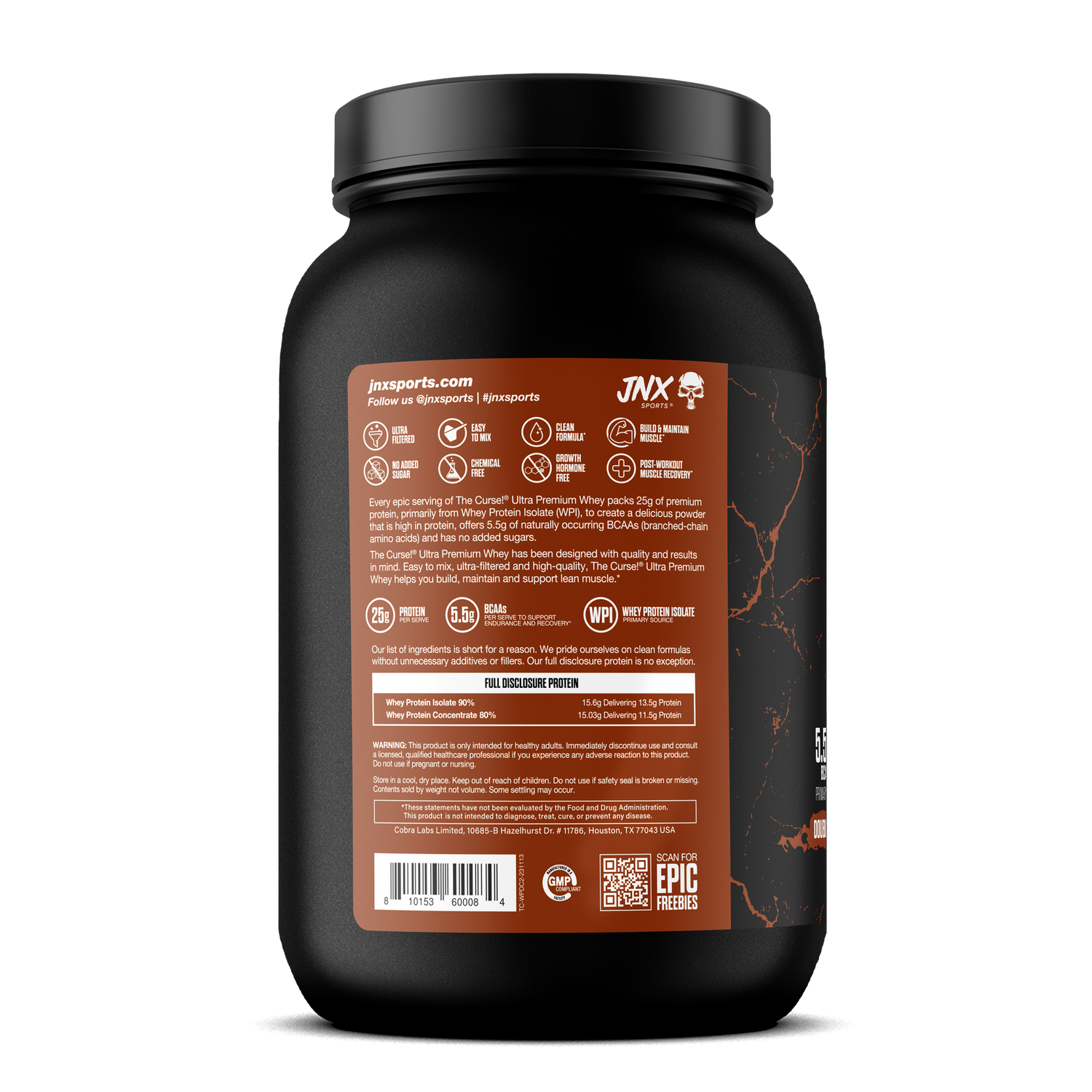The Curse! Ultra Premium Whey - 2lb
