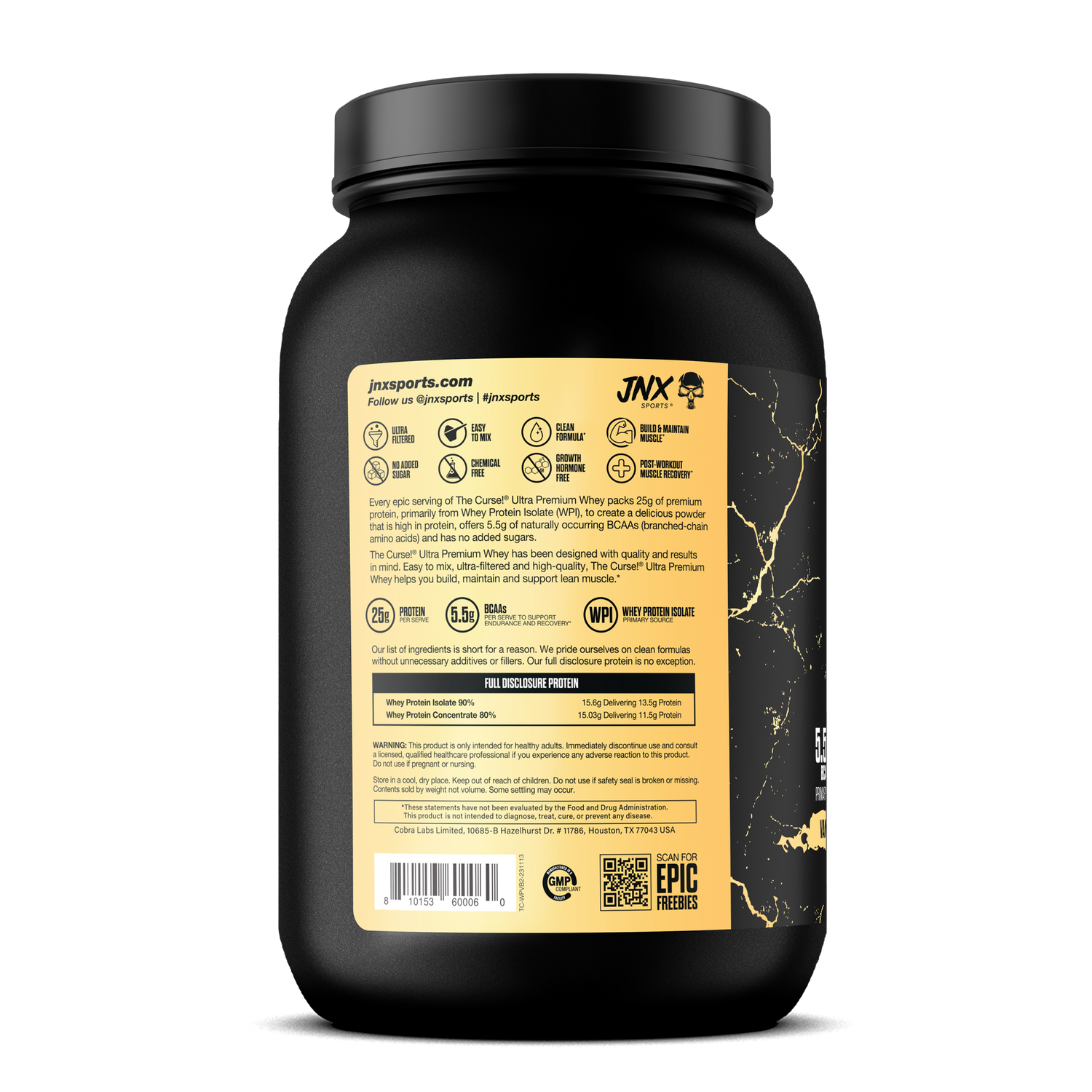 The Curse! Ultra Premium Whey - 2lb