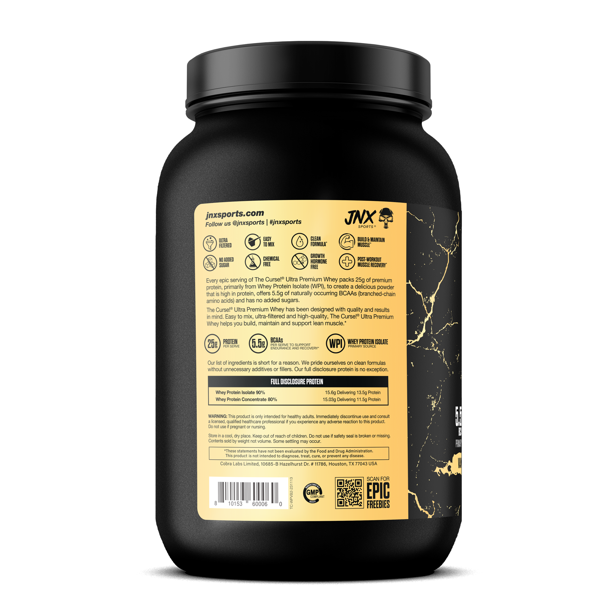 The Curse! Ultra Premium Whey - 2lb
