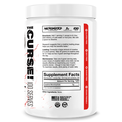 The Curse! Creatine Monohydrate - DestGlow