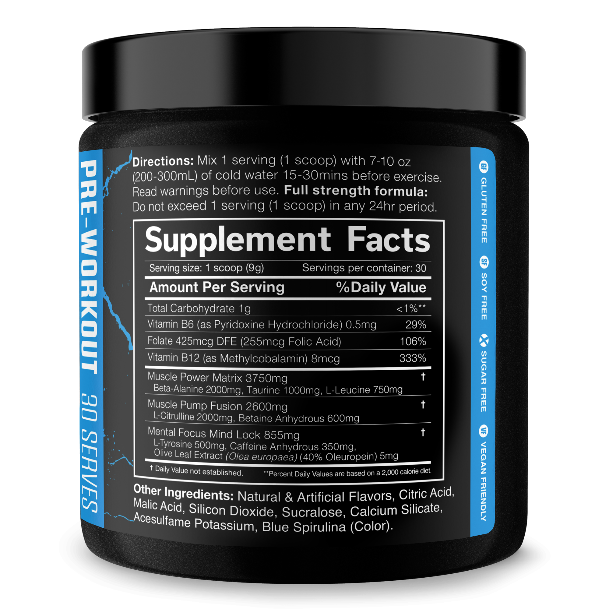 The Shadow! Pre-Workout by JNX Sports