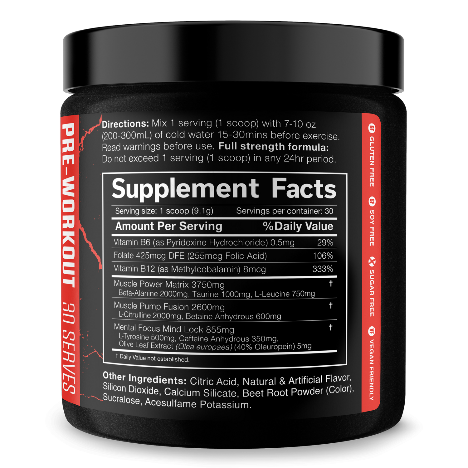 The Shadow! Pre-Workout by JNX Sports