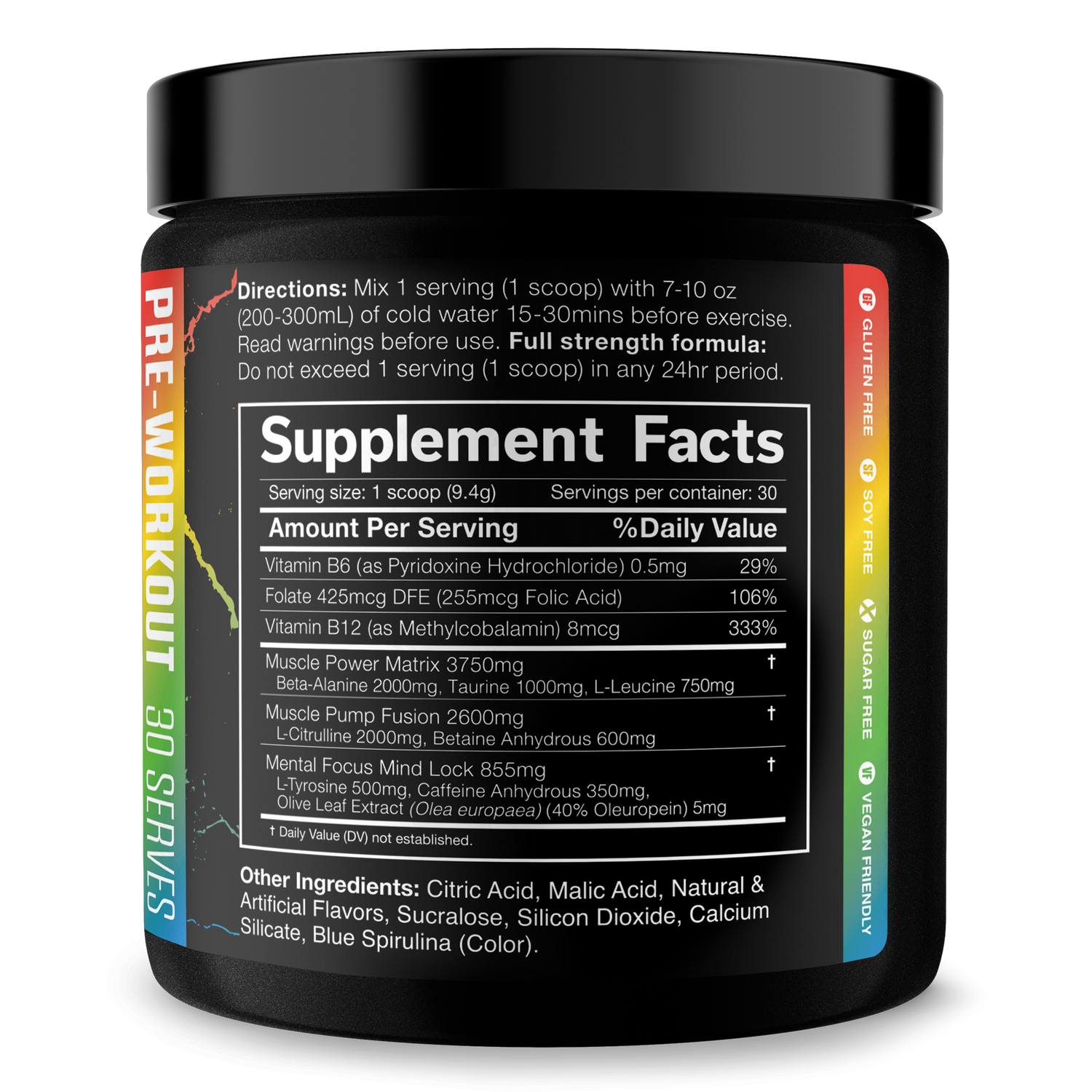 The Shadow! Pre-Workout by JNX Sports