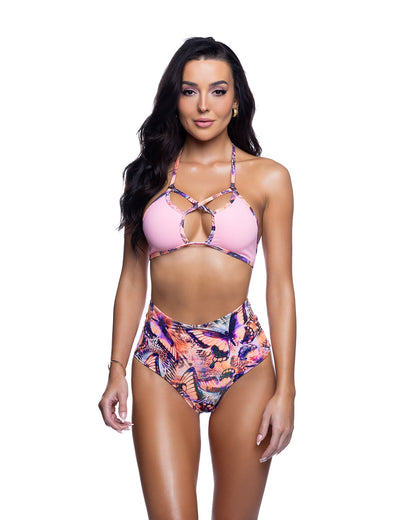 Criss Cross Halter Rave Top by Rave Fix