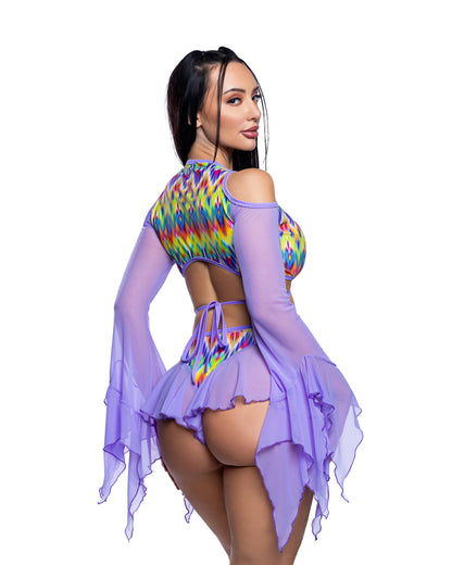 Flow Rave Top Cutout Top by Rave Fix