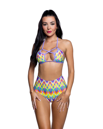 High Waist Rave Shorts by Rave Fix