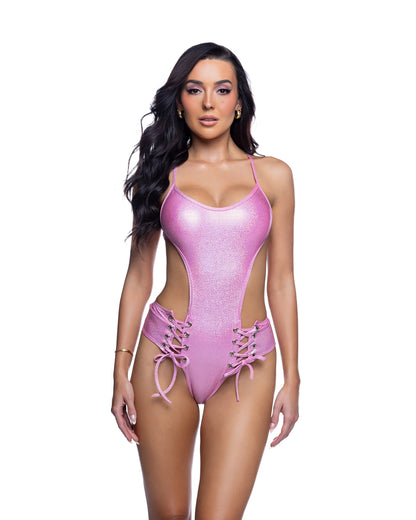 Lace-Up Festival Bodysuit by Rave Fix