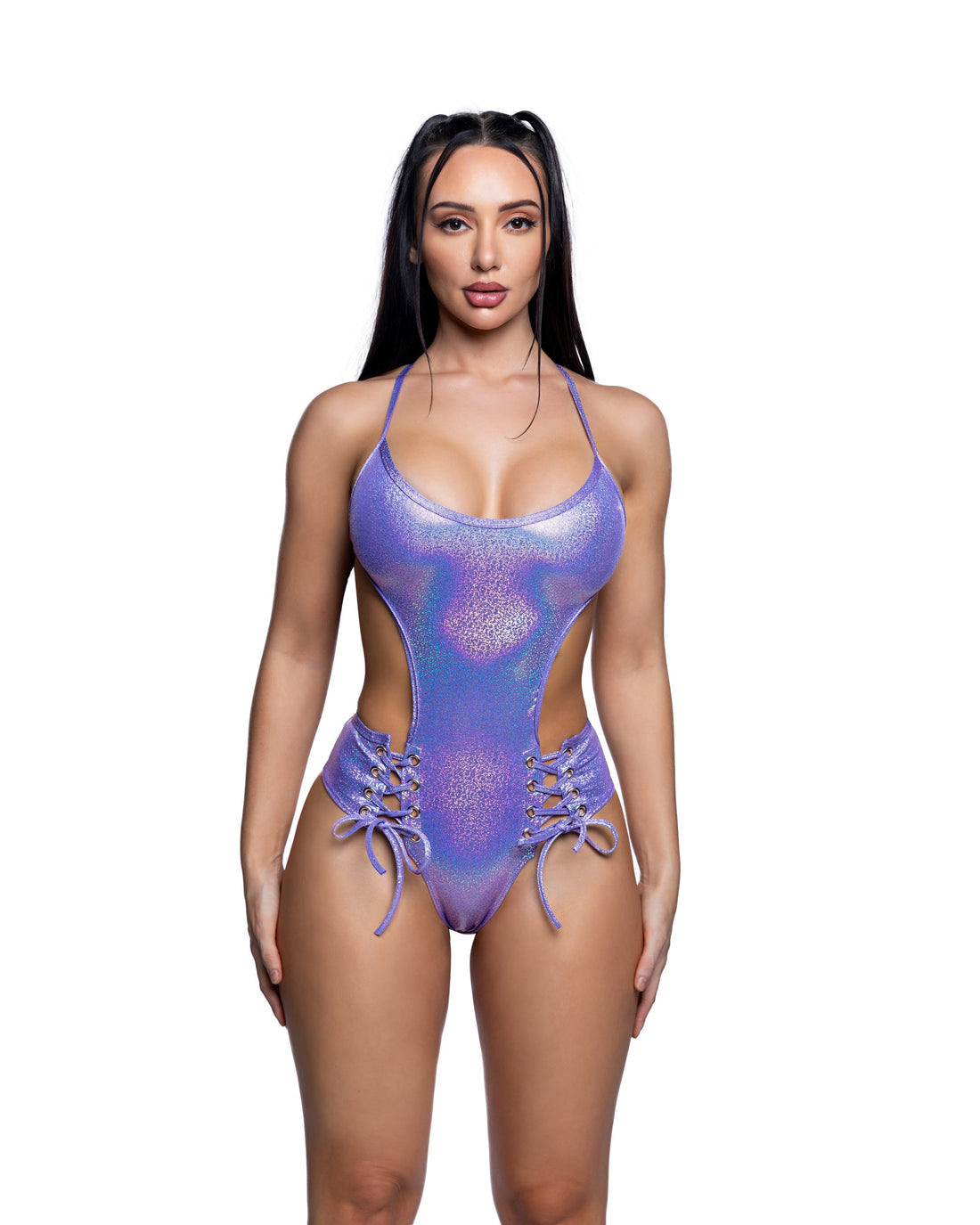 Lace-Up Festival Bodysuit by Rave Fix