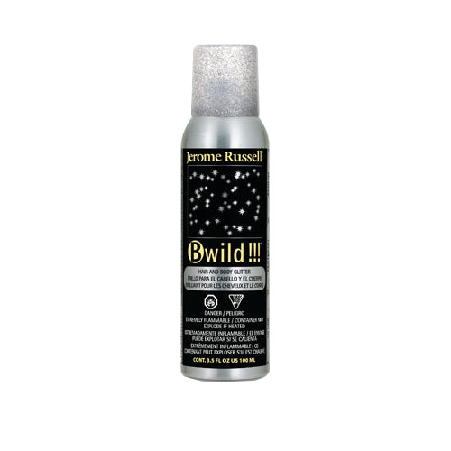 JEROME RUSSELL BWild Glitter Spray - Silver -  Silver - DestGlow