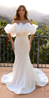 Nox Anabel JW984 Long Ruffled Off Shoulder Bridal Mermaid Gown by DiscountDressShop