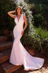 Nox Anabel JW985 Long Halter V-Neck Bridal Mermaid Dress by DiscountDressShop
