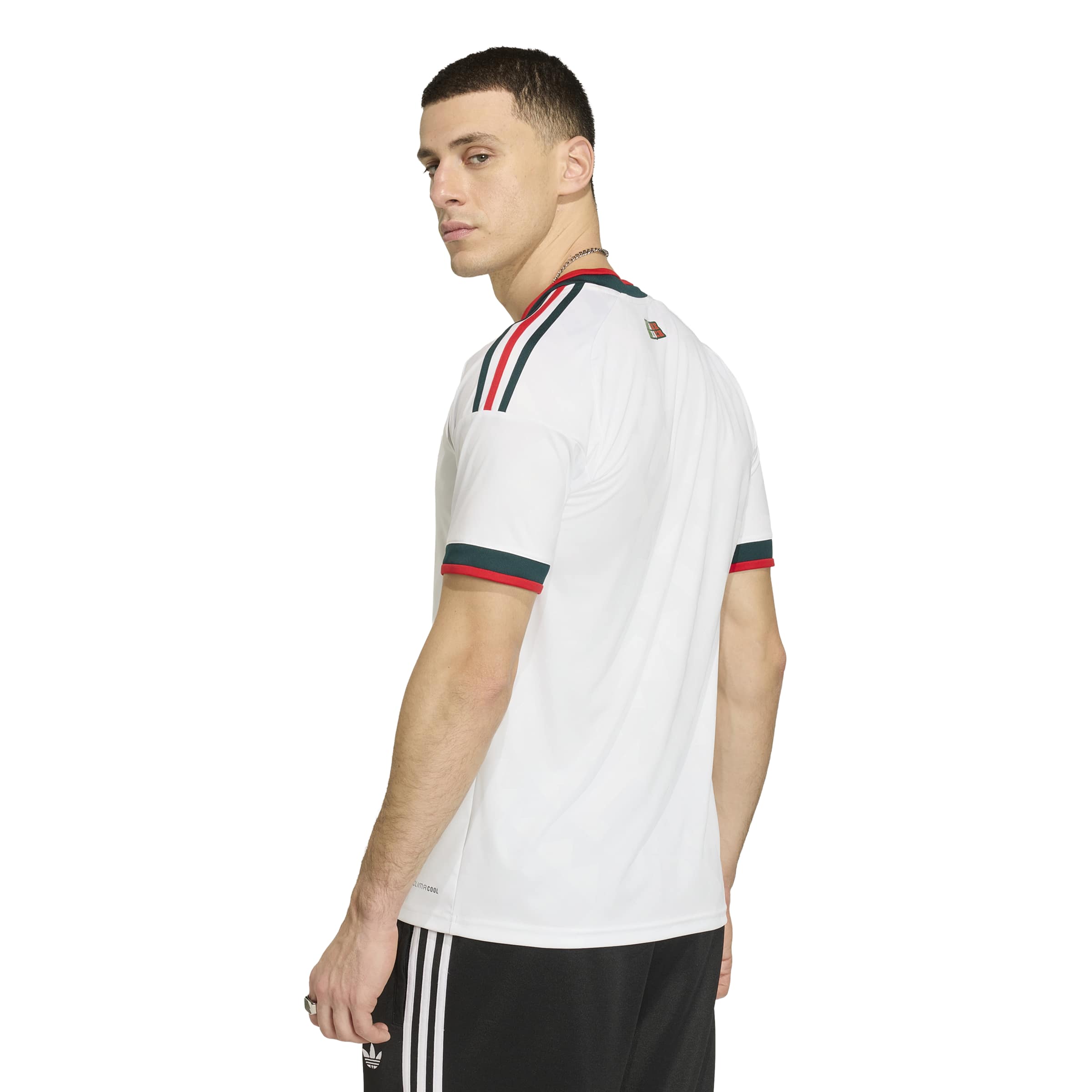 Adidas Mens Mexico 26 Away Jersey - White by Denim Exchange