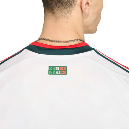 Adidas Mens Mexico 26 Away Jersey - White by Denim Exchange