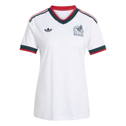 Adidas Womens Mexico 26 Away Jersey - White by Denim Exchange