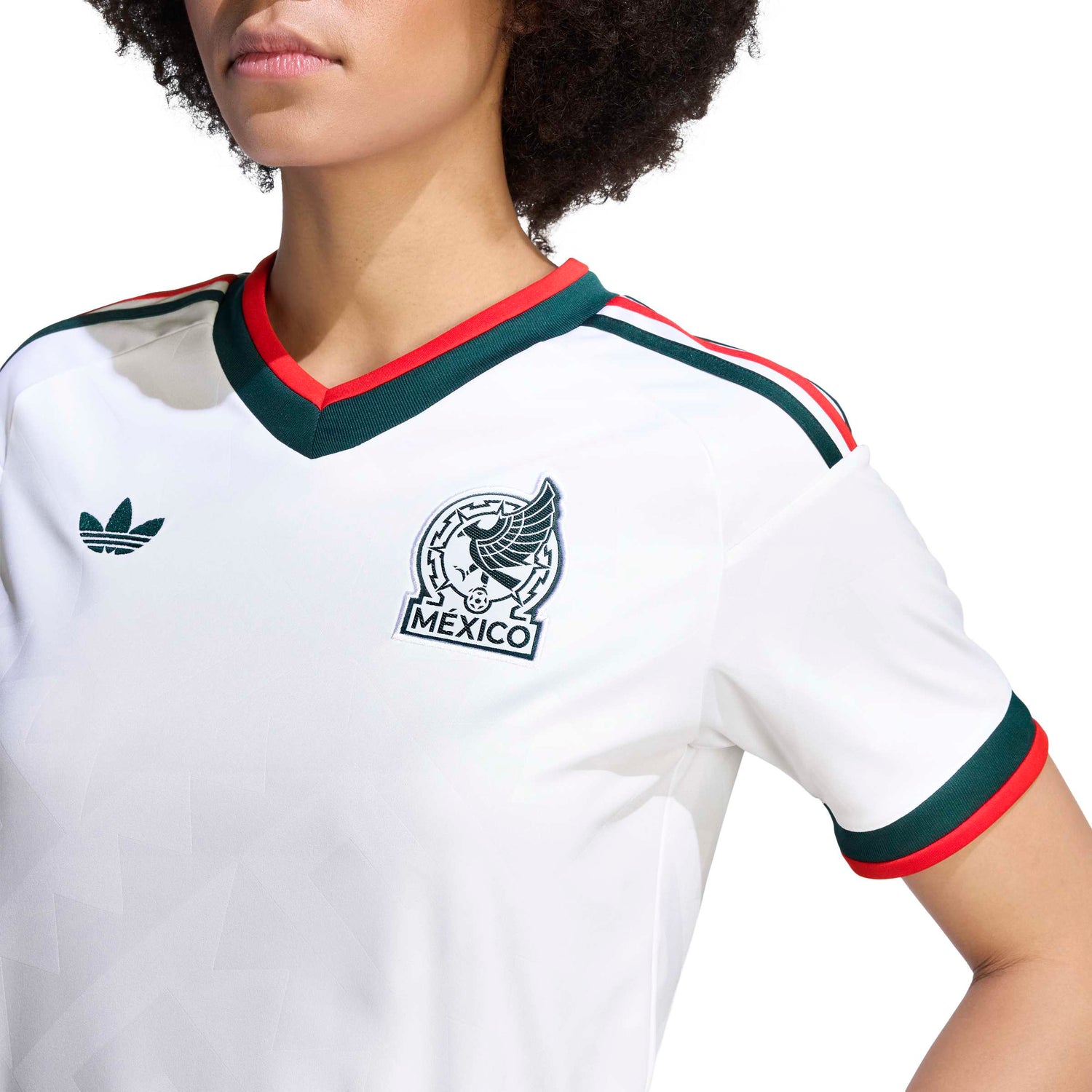 Adidas Womens Mexico 26 Away Jersey - White by Denim Exchange