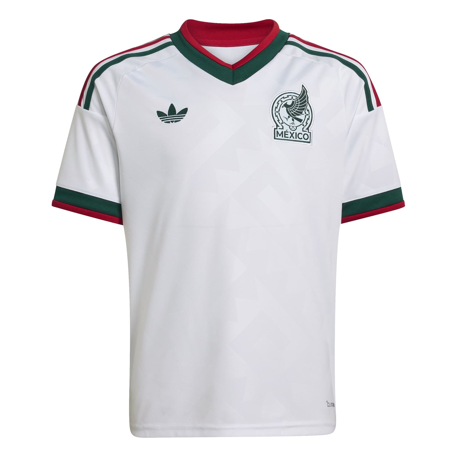 Adidas Kids Mexico 26 Away Jersey - White by Denim Exchange